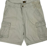 Lee Cargo Shorts - 34W 10L Beige Cotton