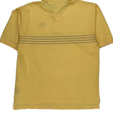 Tommy Hilfiger Striped Polo Shirt - Large Yellow Cotton