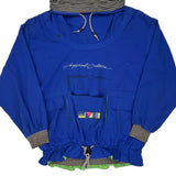 Puma Striped Windbreaker - Medium Blue Polyester