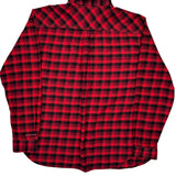 Columbia Checked Flannel Shirt - XL Black Cotton