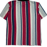 Guess Striped T-Shirt - Small Multicoloured Cotton