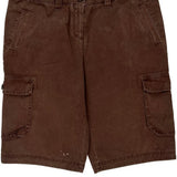 Tommy Hilfiger Cargo Shorts - 36W UK 16 Brown Cotton