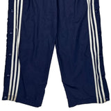 Adidas Striped Track Pants - XL Navy Polyester