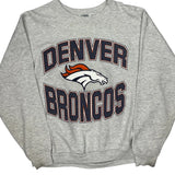 Denver Broncos Csa Nfl Sweatshirt - XL Gray Cotton