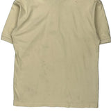 Made In USA Tommy Hilfiger Polo Shirt - Large Beige Cotton