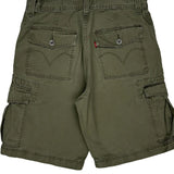 Levis Cargo Cargo Shorts - 35W 10L Green Cotton
