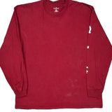 Carhartt Long Sleeve T-Shirt - XL Red Cotton