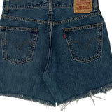 505 Levis Denim Shorts - 33W 9L Blue Cotton