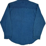 Guess Shirt - Large Blue Cotton