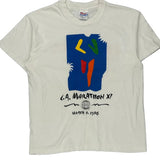 L.A. Marathon Xi Hanes Single Stitch T-Shirt - Large Multicoloured Cotton