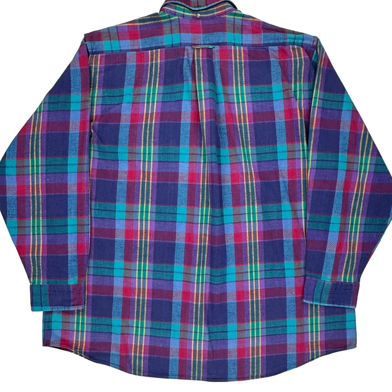 Gant Checked Flannel Shirt - 2XL Multicoloured Cotton
