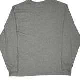 Carhartt Long Sleeve T-Shirt - XL Grey Cotton