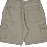 Wrangler Cargo Shorts - 34W 10L White Cotton