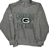 Vintage Green Bay Packers Lee Sport Nfl Sweatshirt - Large Grey Cotton