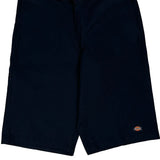 Dickies Shorts - 30W 13L Navy Polyester Blend