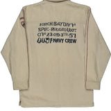 Navy Crew Shirt - XL Beige Cotton