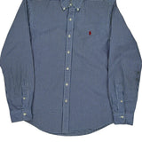 Ralph Lauren Checked Shirt - Medium Blue Cotton