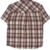 Quiksilver Checked Short Sleeve Shirt - XL Red Cotton
