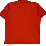 Tommy Hilfiger Polo Shirt - XL Orange Cotton Blend