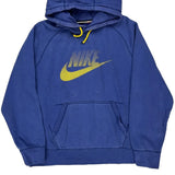 Nike Logo Nike Hoodie - XL Blue Cotton