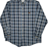 Carhartt Checked Shirt - Large Blue Cotton