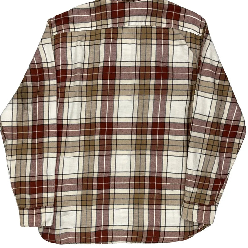 Levis Checked Flannel Shirt - Medium Multicoloured Cotton