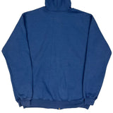 Carhartt Hoodie - Large Blue Cotton Blend