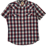 Levis Checked Short Sleeve Shirt - Large Multicoloured Cotton