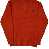 Age 5 Polo By Ralph Lauren 1/4 Zip - XS Orange Cotton
