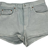 Levis Denim Shorts - 32W UK 12 Light Wash Denim