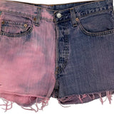 Levis Denim Shorts - 30W UK 10 Blue Cotton