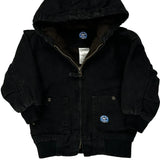 Age 3 Key Jacket - 2XS Black Cotton