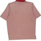 Polo By Ralph Lauren Striped Polo Shirt - Large Red Cotton