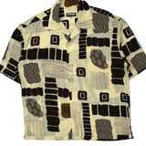 Mench Short Sleeve Shirt - XL Cream Viscose