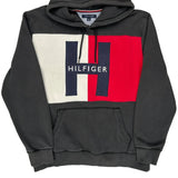 Hilfiger Tommy Hilfiger Spellout Hoodie - XL Black Cotton