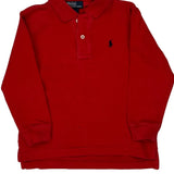 Age 4 Polo By Ralph Lauren Polo Shirt - XS Red Cotton