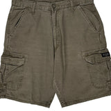 Wrangler Cargo Shorts - 34W 10L Grey Cotton