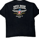 Harley Davidson Graphic T-Shirt - XL Black Cotton