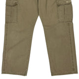 Wrangler Cargo Trousers - 34W 30L Khaki Cotton