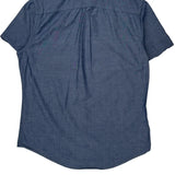 Tommy Hilfiger Short Sleeve Shirt - Large Blue Cotton
