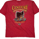 Medina, Ohio Harley Davidson Graphic T-Shirt - XL Red Cotton Blend