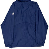 Adidas Jacket - Small Blue Nylon