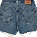 Levis Denim Shorts - 28W UK 8 Blue Cotton