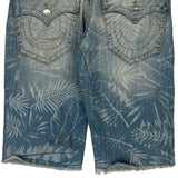True Religion Denim Shorts - 31W 11L Light Wash Denim