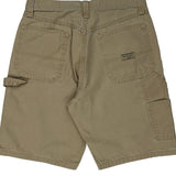 Wrangler Carpenter Shorts - 30W 10L Beige Cotton