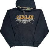 Cabelas Hoodie - Large Camo Cotton