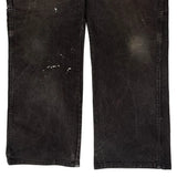 Dickies Carpenter Trousers - 38W 29L Black Cotton
