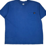 Dickies T-Shirt - 2XL Blue Cotton