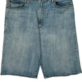Levis Denim Shorts - 34W 10L Light Wash Denim