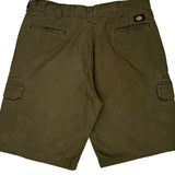 Dickies Cargo Shorts - 38W 10L Khaki Cotton